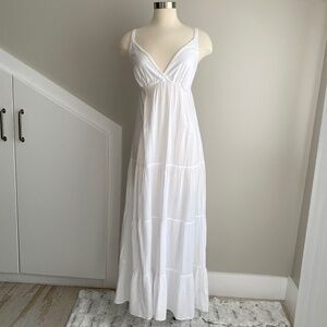 100% Cotton Gauze Resortwear Maxi Sundress - Size M